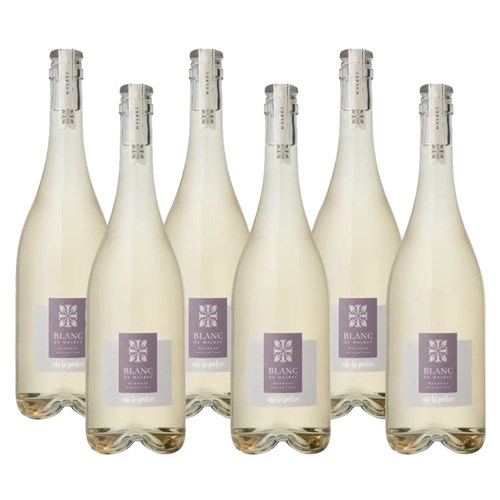 Case of 6 Las Perdices Logia Blanc de Malbec 75cl White Wine